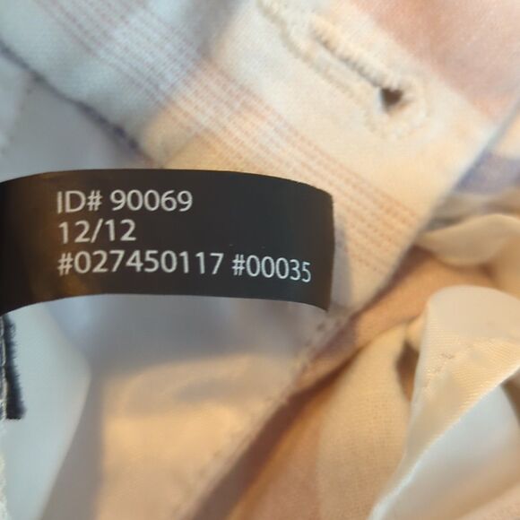 Express Ankle High Rise Pants Womens 6 Striped Linen Blend Tie Waist Belt Beachy - Picture 8 of 8